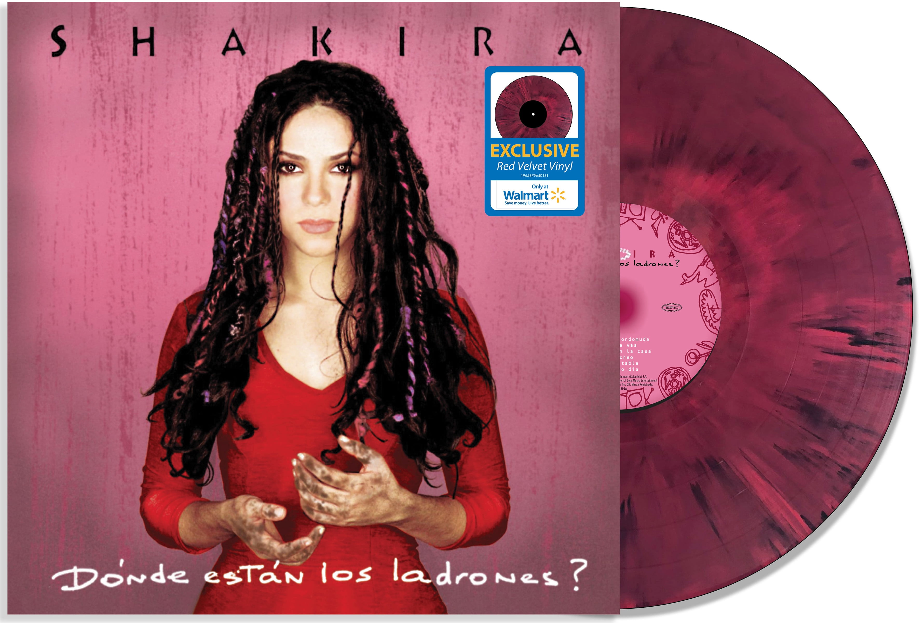 Shakira Dónde Están los Ladrones? (Walmart Exclusive Red Velvet Vinyl