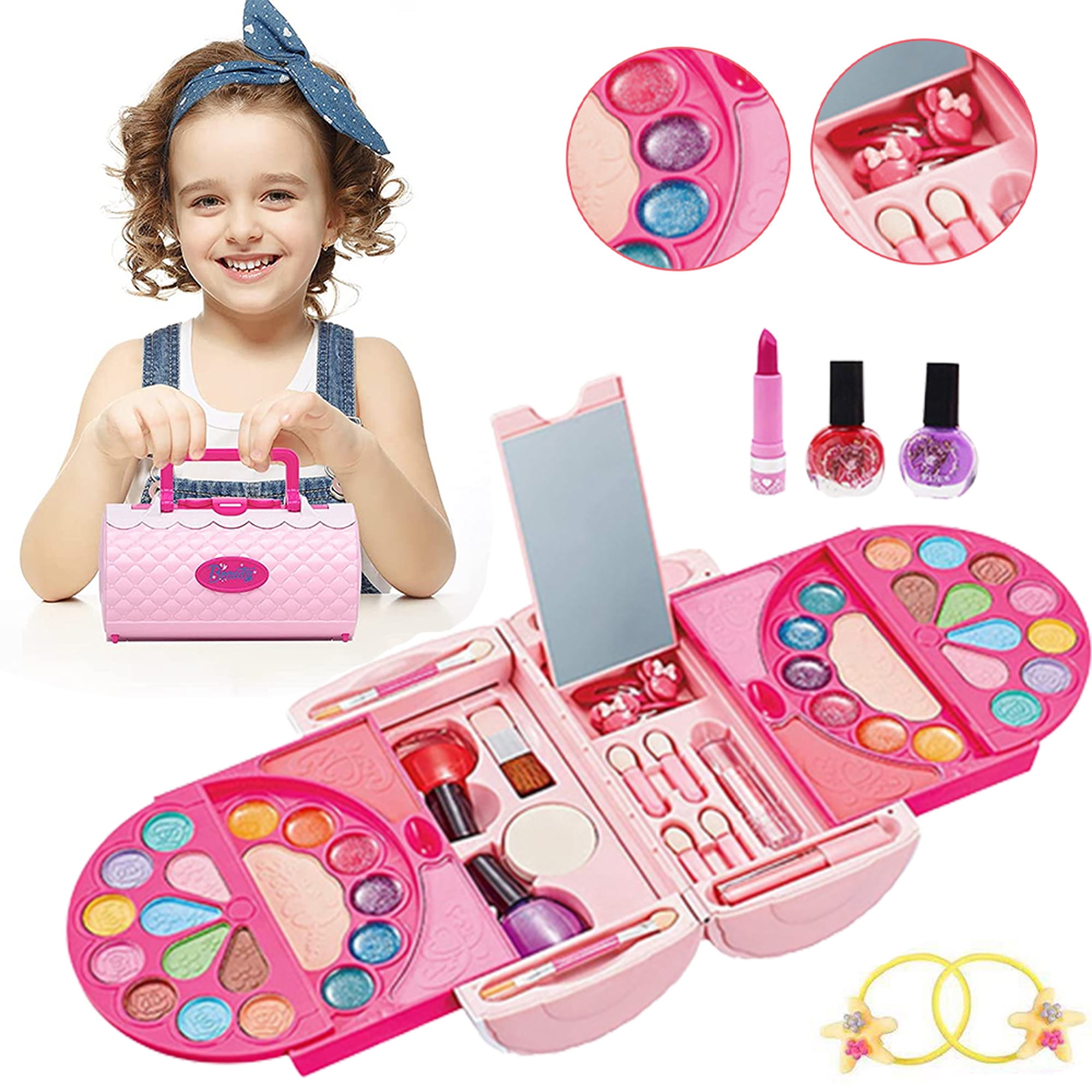 Caboodles On-The-Go Girl Makeup Box, Silver Sparkle