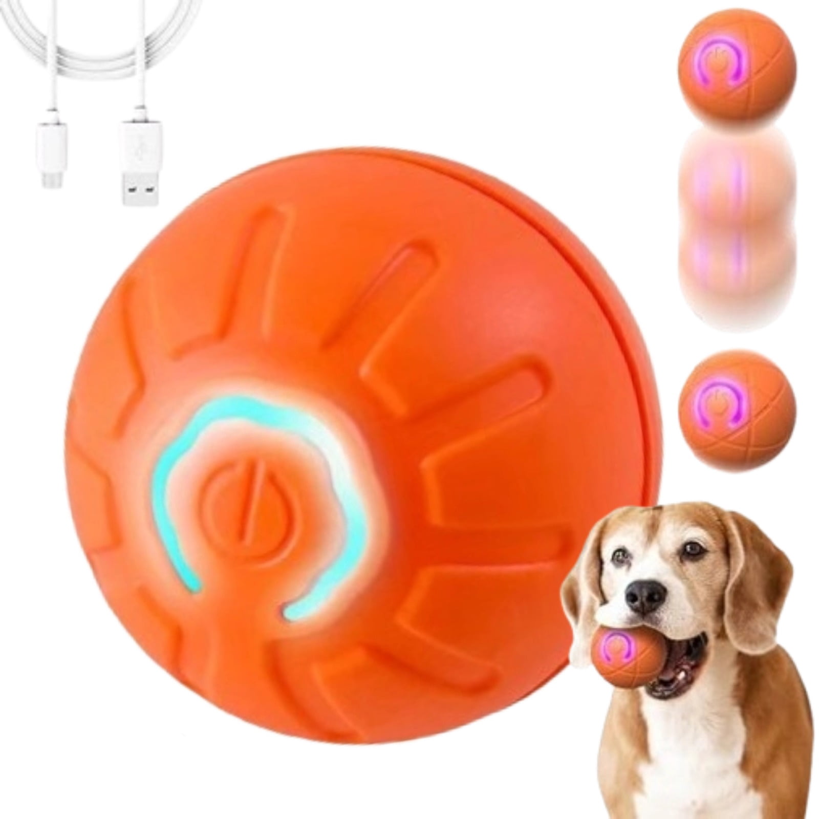 Interactive Dog Toy Ball 2025 Automatic Moving Dog Ball