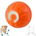 thumbnail image 1 of Shaky Ball Toys for Dogs Shaking Dog Ball Vibrating Dog Ball Automatic Moving Dog Toys Ball Interactive Dog Ball Shaky Dog Ball with USB Rechargeable Suitable for All Dogs, Type C - Saffron, 1 of 7