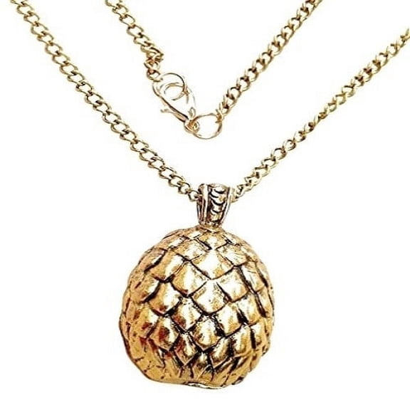 Shalalla London Dragon Egg Pendant Necklace Daenerys Targaryen Gold Plated
