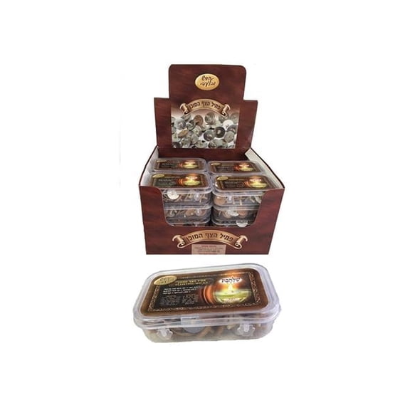 Shalhevet  Ready Floating Wicks, 30 per Display