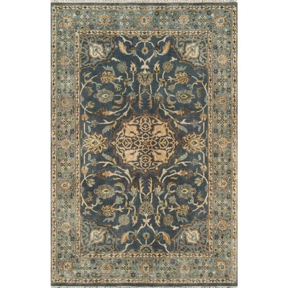 Shalimar Area Rug, Blue, 5'6" X 8'6"