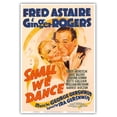 thumbnail image 1 of Shall We Dance - Starring Fred Astaire and Ginger Rogers - Music by George Gershwin - Vintage Film Movie Poster c.1937 - Master Art Print (Unframed) 13in x 19in, 1 of 4