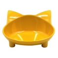 Shallow Cat Food Bowl Wide Dish Non Slip Cats Dog Food Slow Feeder