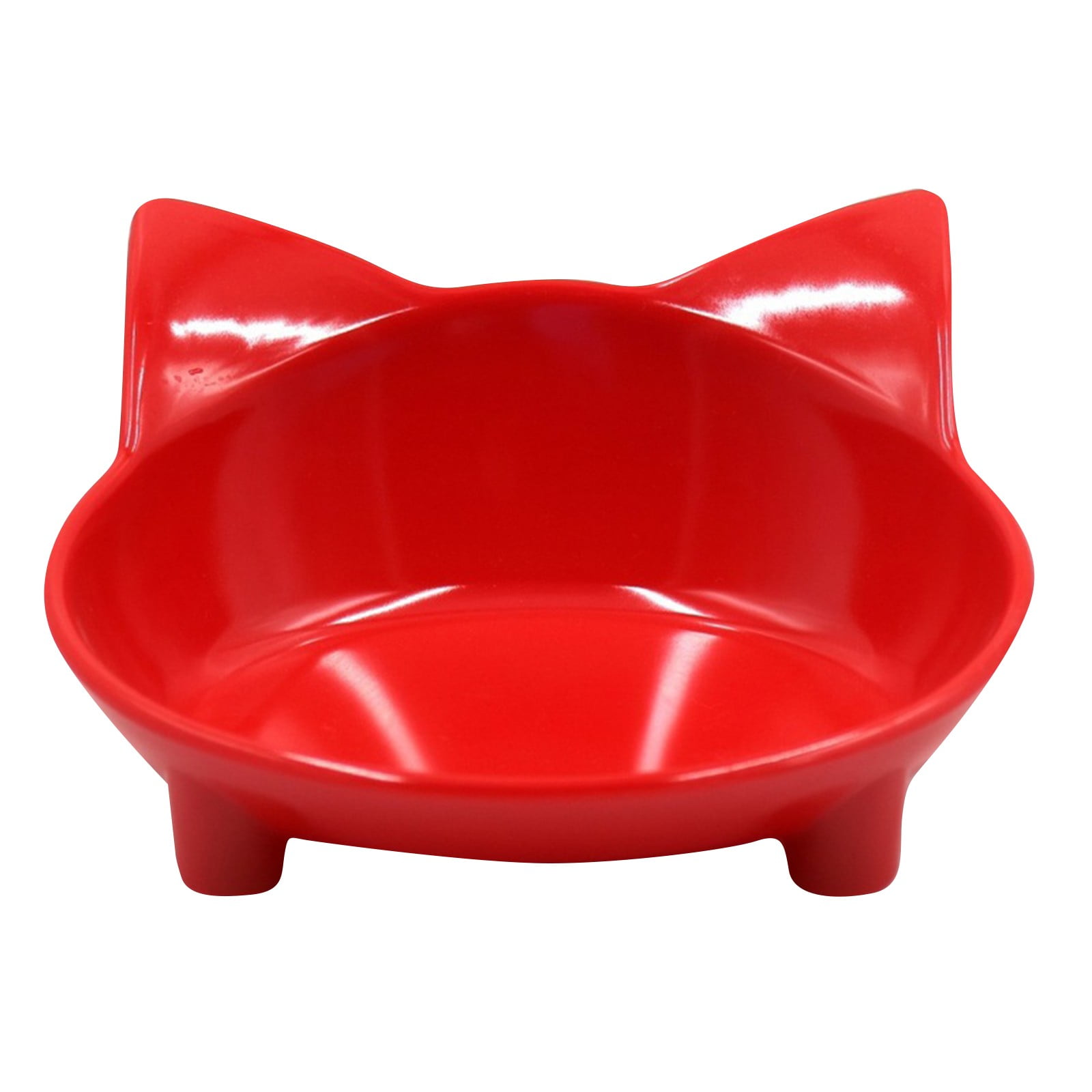 Shallow Cat Food Bowl Wide Dish Non Slip Cats Feeding For Whisker Fatigue Dog Bowl for Fast
