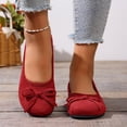 thumbnail image 1 of Shallow Cut Women's Business Casual Shoes Comfortable Plus Size Office Work Daily Wear Spring Summer Red 8.5, 1 of 9