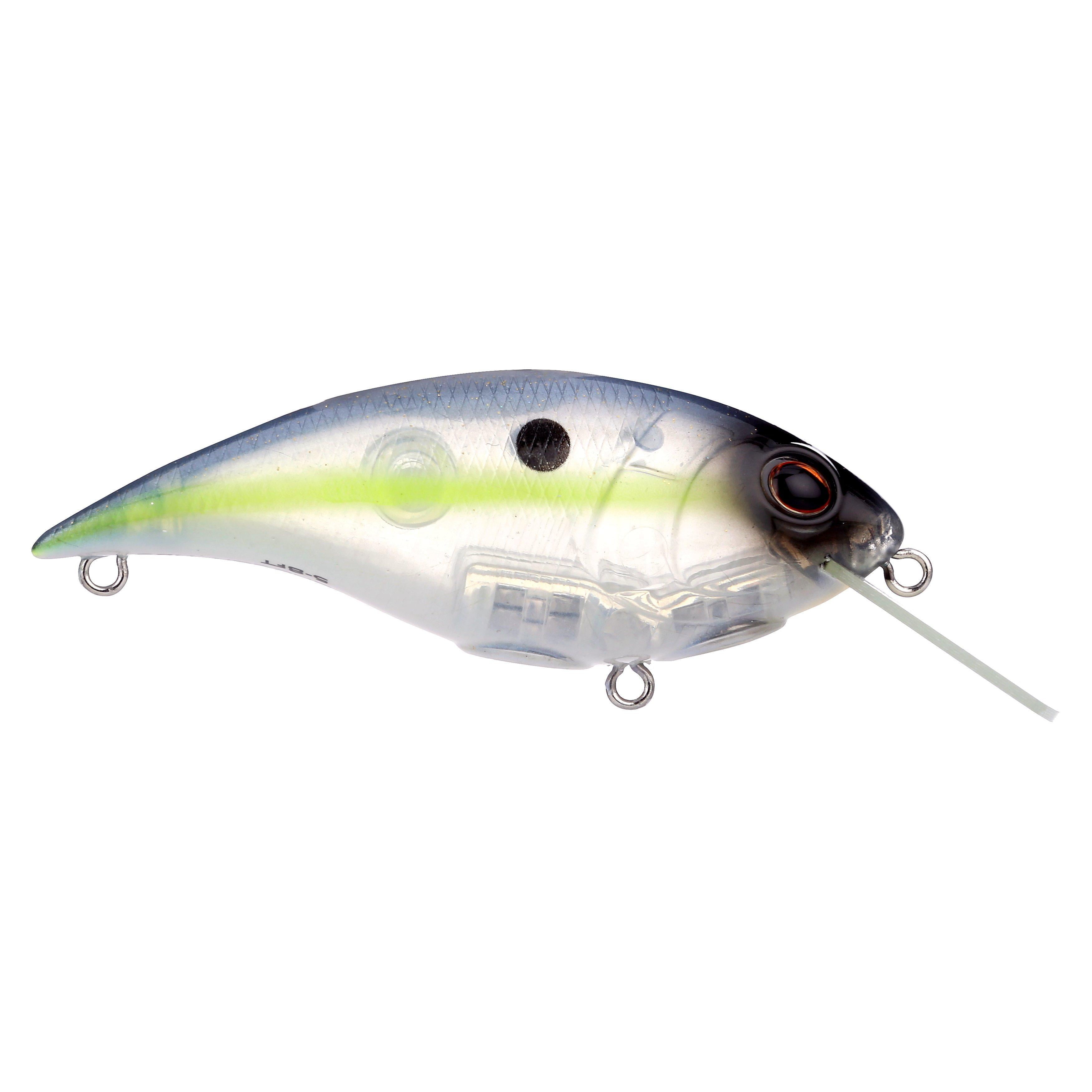 Shallow Money Badger Fishing Crankbait, 2.75 in, Ghost Sexy Shad