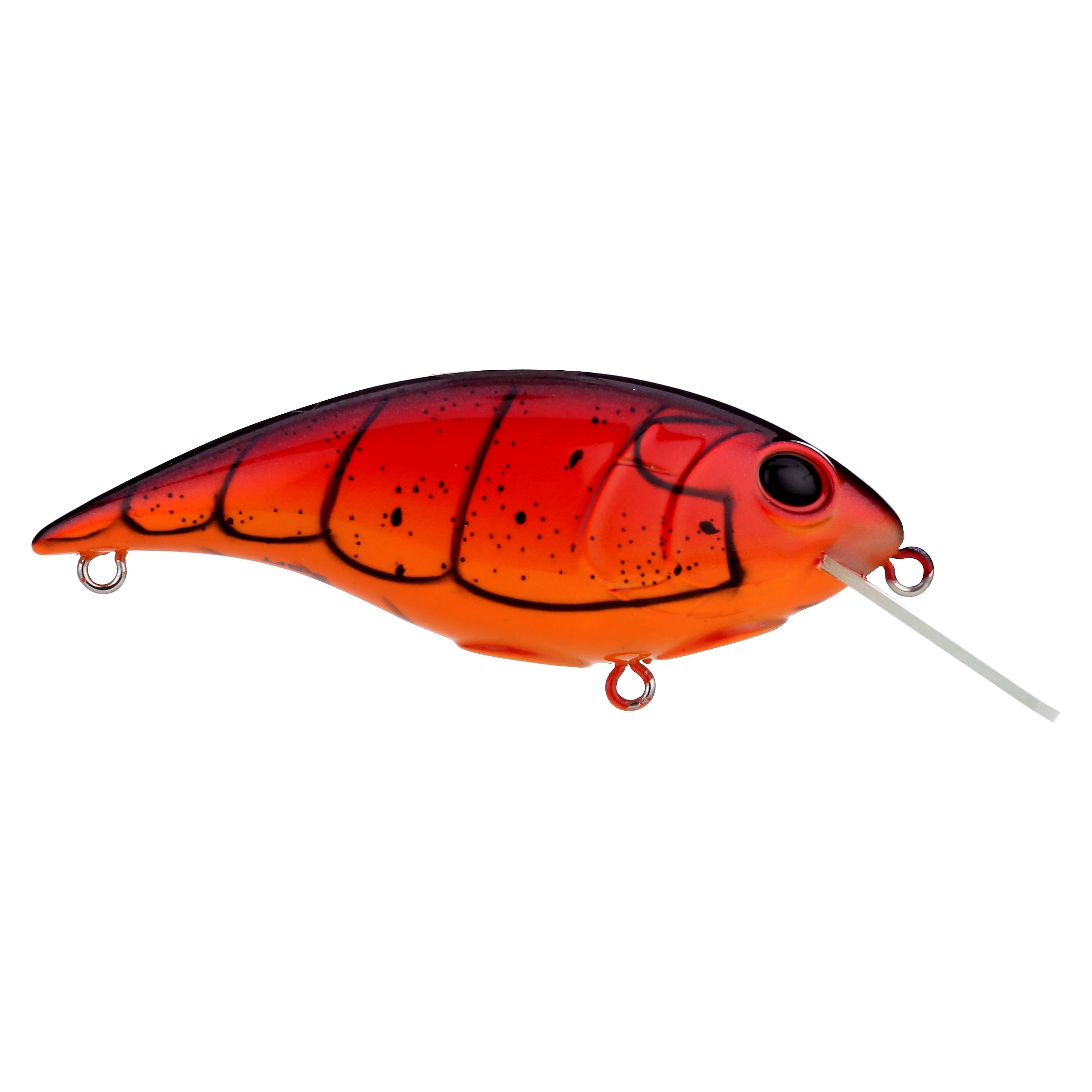 Shallow Money Badger Fishing Crankbait, 2.75 in, Special Red Craw
