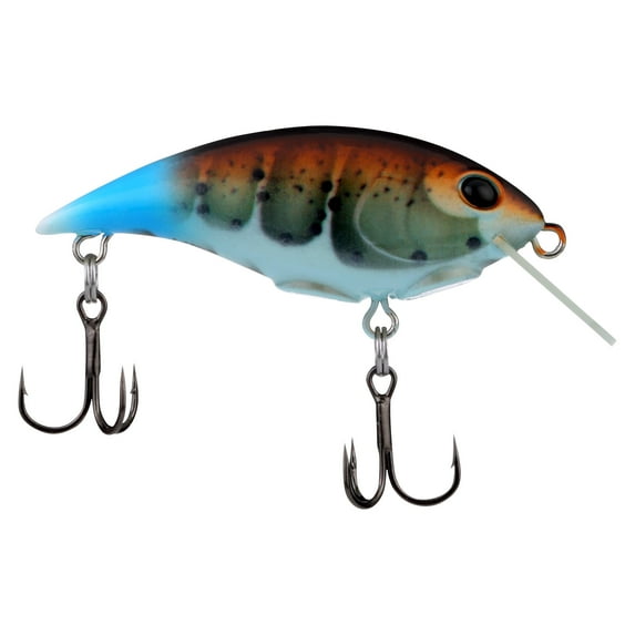 Berkley Shallow Money Badger Fishing Crankbait, 2.1 in, Hybrid Baitfish-Crayfish