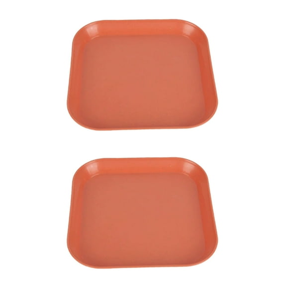 Shallow Pet Bowl Whisker Fatigue Relief Wide Anti-Spill Plastic Food Dish Small Animals Utility Container Non-Tip Design 6-Inch