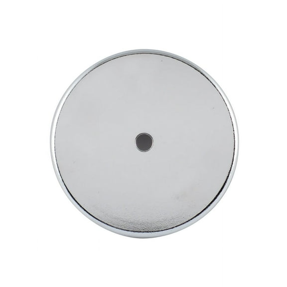 Shallow Pot Ceramic Magnets, 50 lb, 3 1/4 in Dia.