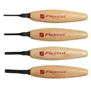 Flexcut - MT400 - Shallow U-Gouge Micro Tool Set - Wood Carving Tool Set