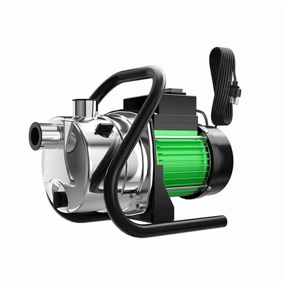 Shallow Well Pump 1.8 HP 1500 GPH, Portable Electric Booster Pump for Water Transfer, with Reliable Booster Function for Daily Water Transfer, for Farm Irrigation Lawn Watering Gardens and Residentia