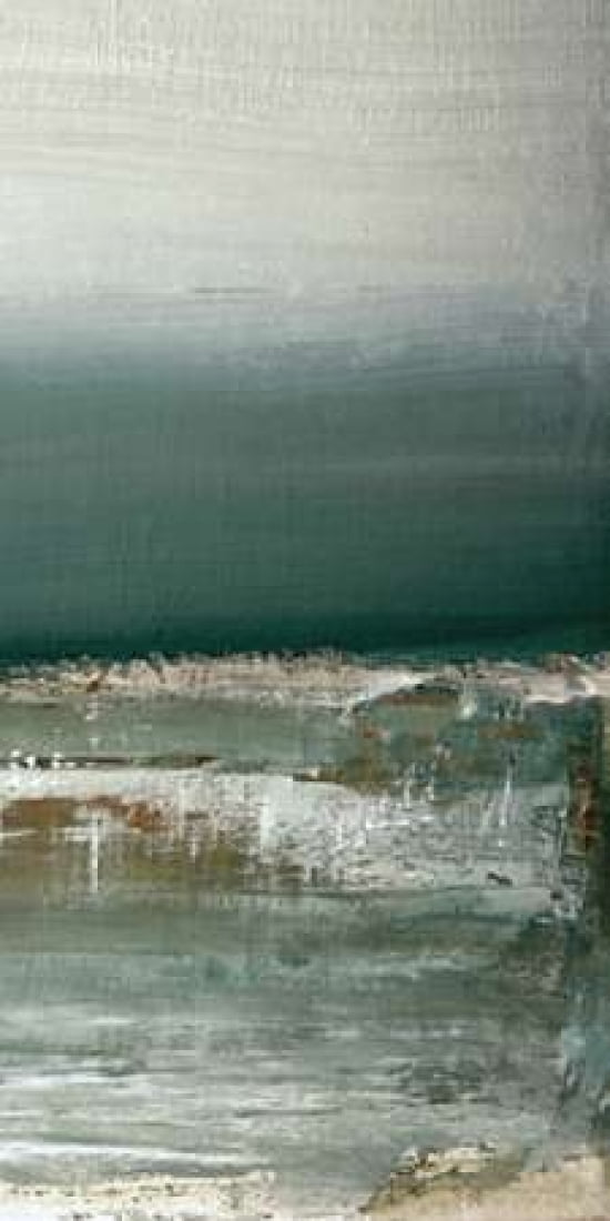 Shallows II Canvas Art - Caroline Gold (24 x 48)