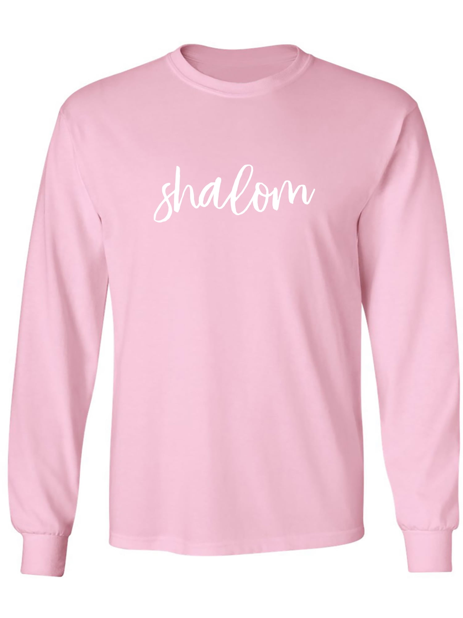 Shalom Adult Long Sleeve T-shirt - Walmart.com Shalom Adult Long Sleeve T-shirt - Walmart.com