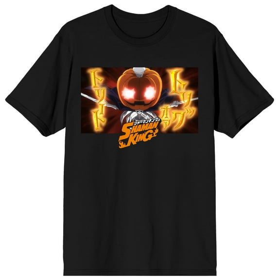 Shaman King Jack Crew Neck Short Sleeve Men's Black T-shirt-XL