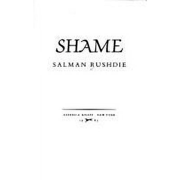 Pre-Owned Shame (Hardcover) 0394534085 9780394534084