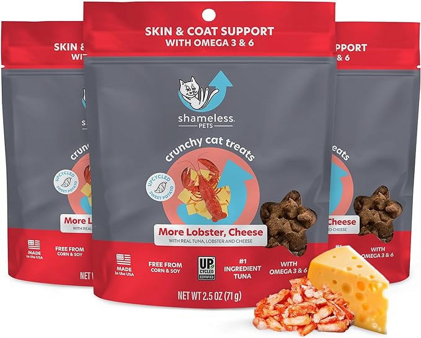 Shameless Pets Crunchy Cat Treats Kitty Treats for Cats with