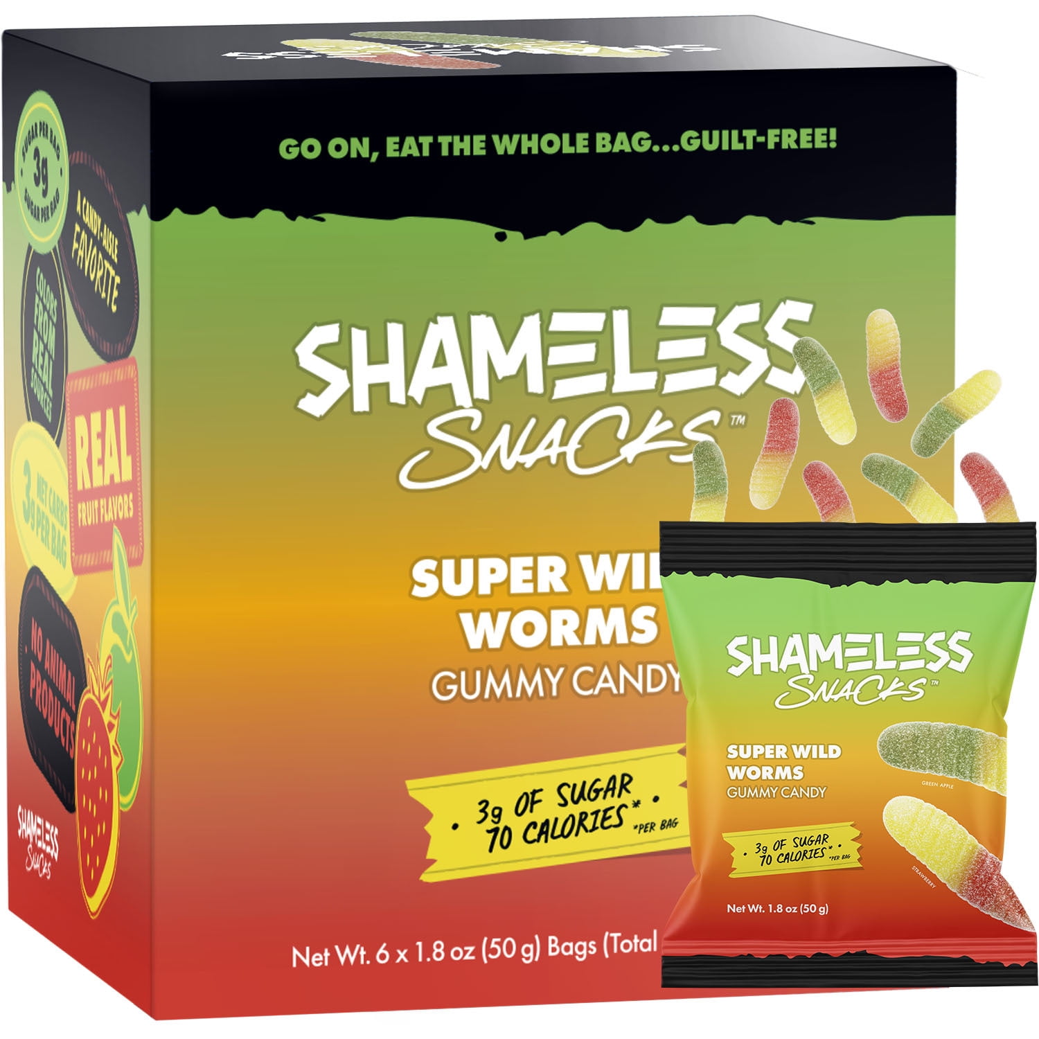 https://i5.walmartimages.com/seo/Shameless-Snacks-Healthy-Low-Calorie-Snacks-Low-Carb-Keto-Gummies-Gluten-Free-Candy-6-Pack-Wild-Worms_b8cb077f-d229-4b2a-a01e-91680c07f4ec.21ad5f365b05b05ab91d02cb1b83326b.jpeg