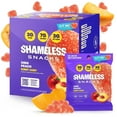 thumbnail image 1 of Shameless Snacks - Healthy Low Calorie Snacks, Low Carb Keto Gummies (Gluten Free) - 6 Pack OMG Peach, 1 of 10