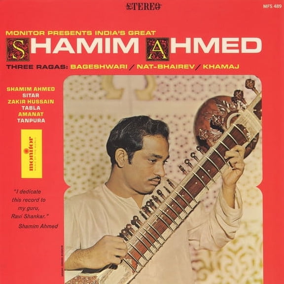 Shamim Ahmed Khan - India's Great Shamim Ahmed: Three Ragas - Music & Performance - CD