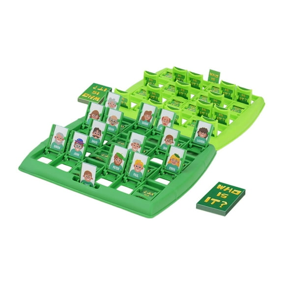 Shamjina Guessing Game, 2 Players, Interactive Detective Board Game, Green 591 inch