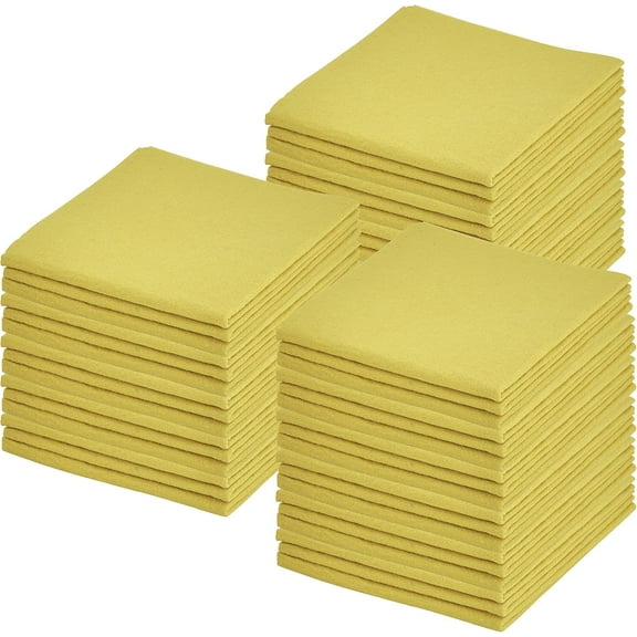 Shammy Towel for Car, Super Absorbent Chamois Cloth for Car Drying, Multi-Purpose Scratch Free for Home, Bathroom, Kitchen, Pets, Cars, Truck Boat, Machine Washable, Lint Free, 48 Pack