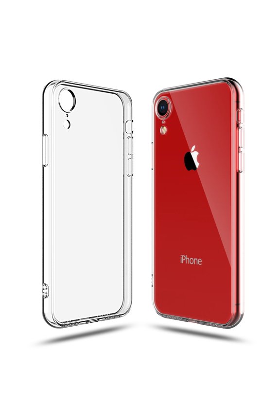For iPhone XR Clear Transparent Case Shock Absorption TPU (2018 Model)