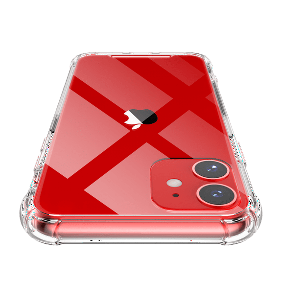 Shamo's iPhone 11 Case, Crystal Clear Anti-Scratch Shock Absorption Cover, TPU Bumper with Reinforced Corners