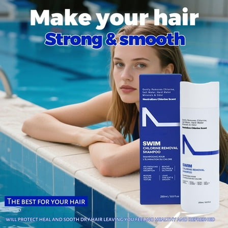 Shampoo,250ml Swimming Dechlorination Shampoo For Men And Women Swimming Special Deep Cleaning Soft Hair Shampoo