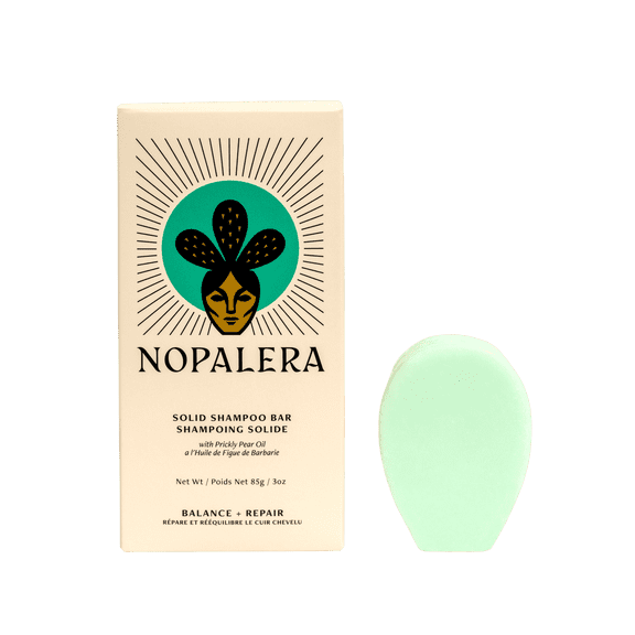 Nopalera Balance + Repair Shampoo Bar, Scalp Balancing Cleanse for Oily Hair, 3.65 oz