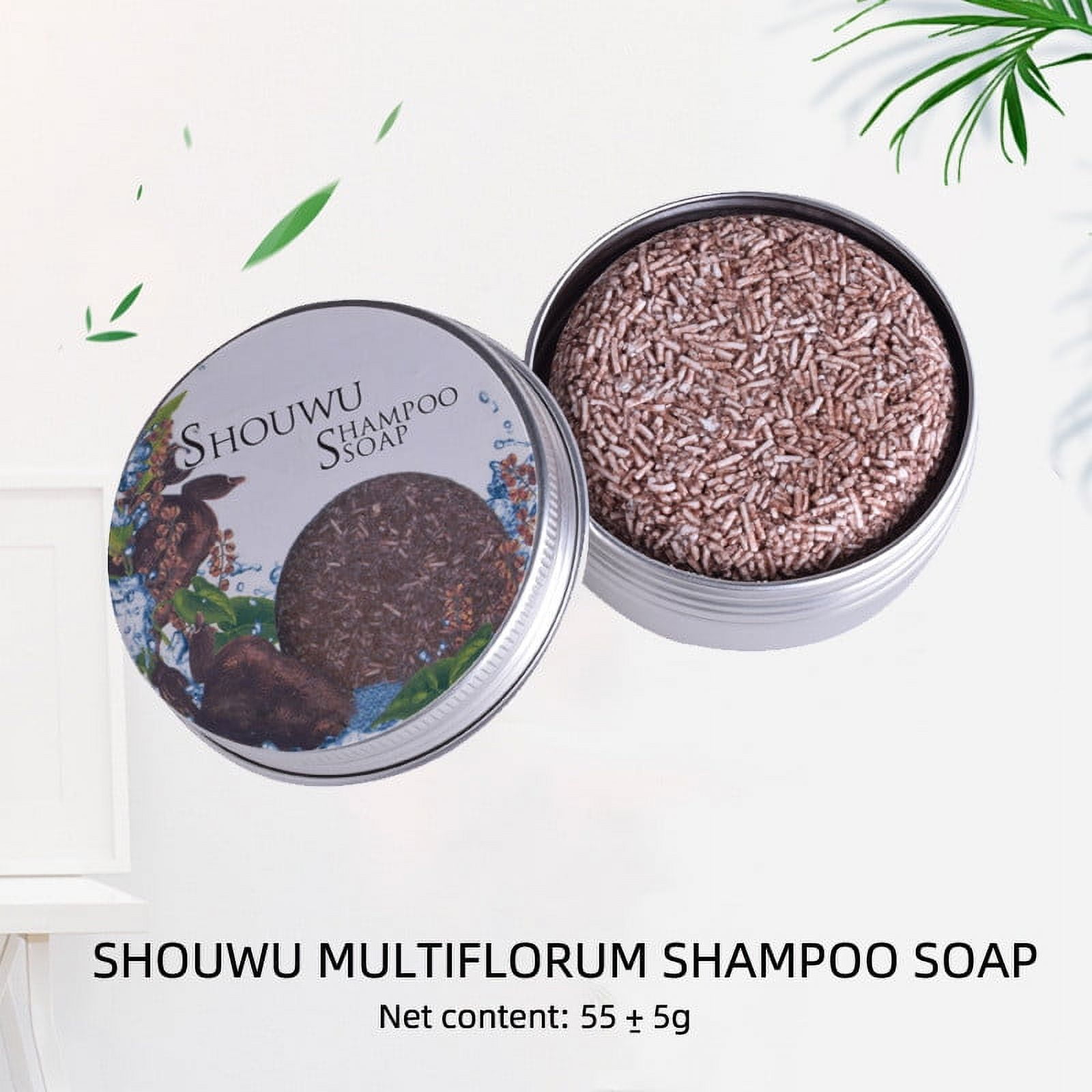 Shampoo Bar Hair Darkening Shampoo Bar, Hair Shouwu Darkening