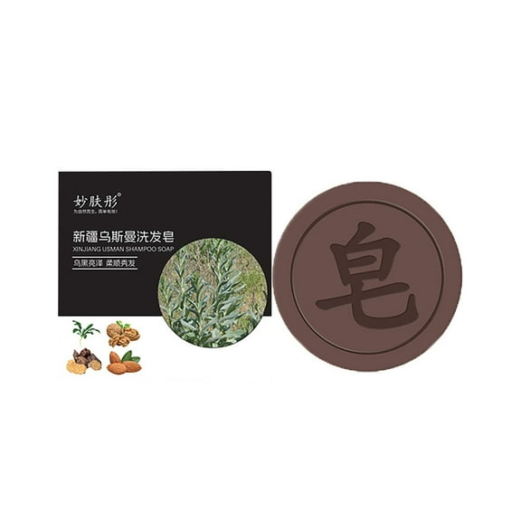 Shampoo Bar for Hair, Hair Soap Bar, Grass Shampoo Bar For Thinning Darking Organics Plant Gray Hair Loss Reverse Products Regrowth Solid Conditioner Soap