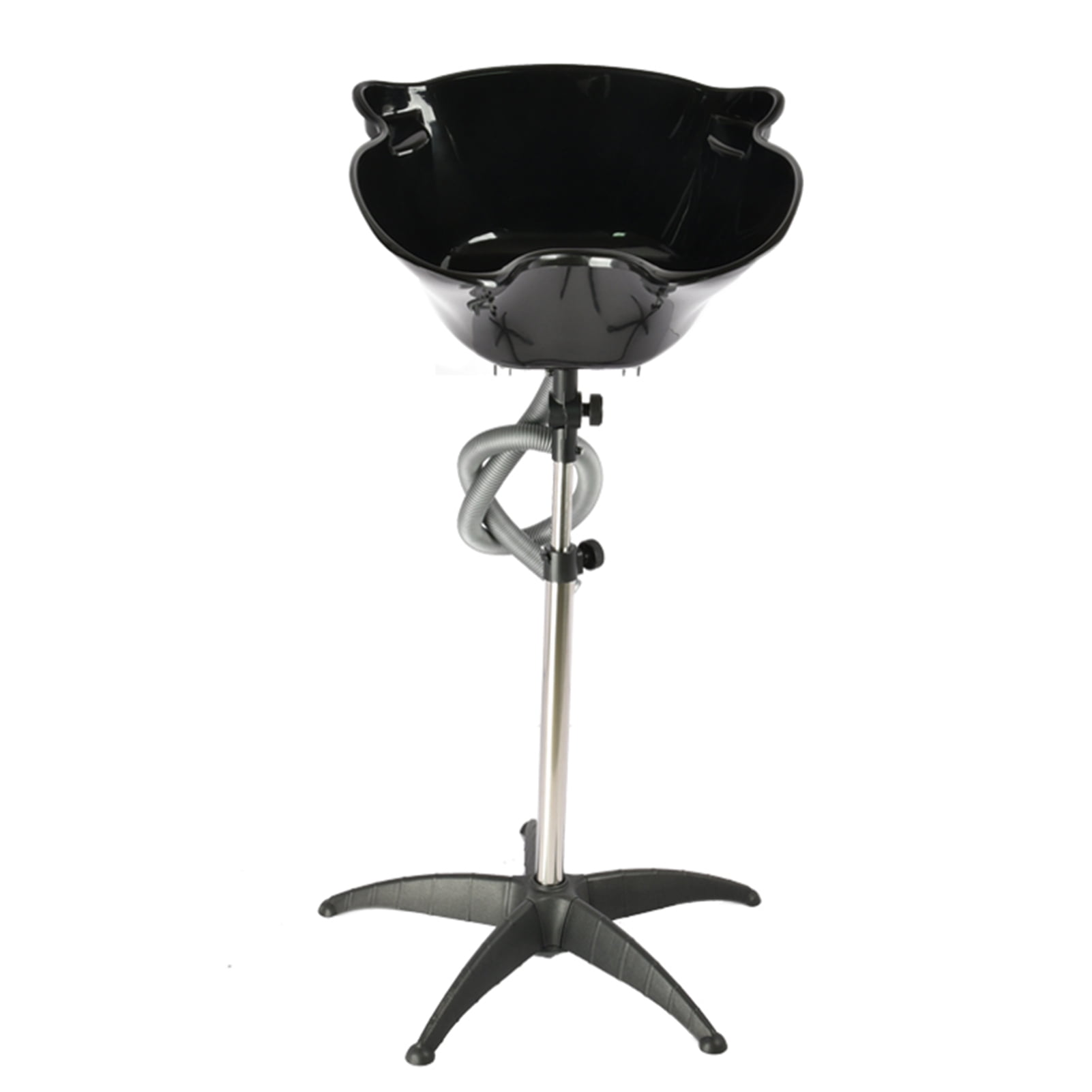 Shampoo Basin, Adjustable Height Portable Salon Deep Shampoo Basin Sink Hair Treatment Bowl Hair Treatment Beauty Tools with Drain Hose