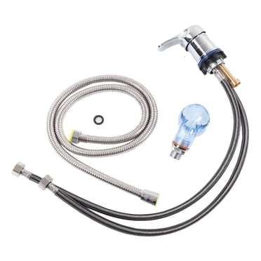 Salon Shampoo Bowl Faucet Vacuum Breaker Kit Spa Beauty Salon Shampoo Bowl Sink Hair Salon Bath Accessories Bathroom Hot Cold Faucet Spray Hose Repla