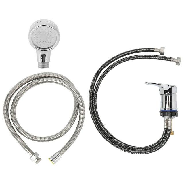 Shampoo Bowl Faucet 70cm Pipe 120cm Soft Hose Shampoo Bed Sprayer Kit