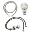 Shampoo Bowl Faucet Hot Cold Water Valve Hair Salon Sprayer Kit With