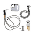 thumbnail image 1 of Shampoo Bowl Faucet,Replace Professional Chrome Faucet, Sprayer Hose,Vacuum Breaker, S y11209, 1 of 6