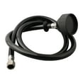 Shampoo Bowl Nozzle Black Rubber Hose Suitable For Salon Beauty Spa