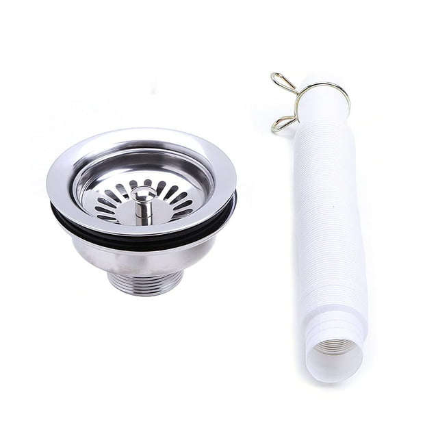 Shampoo Bowl Stainless Steel Drain and assembly for Shampoo Sink Salon