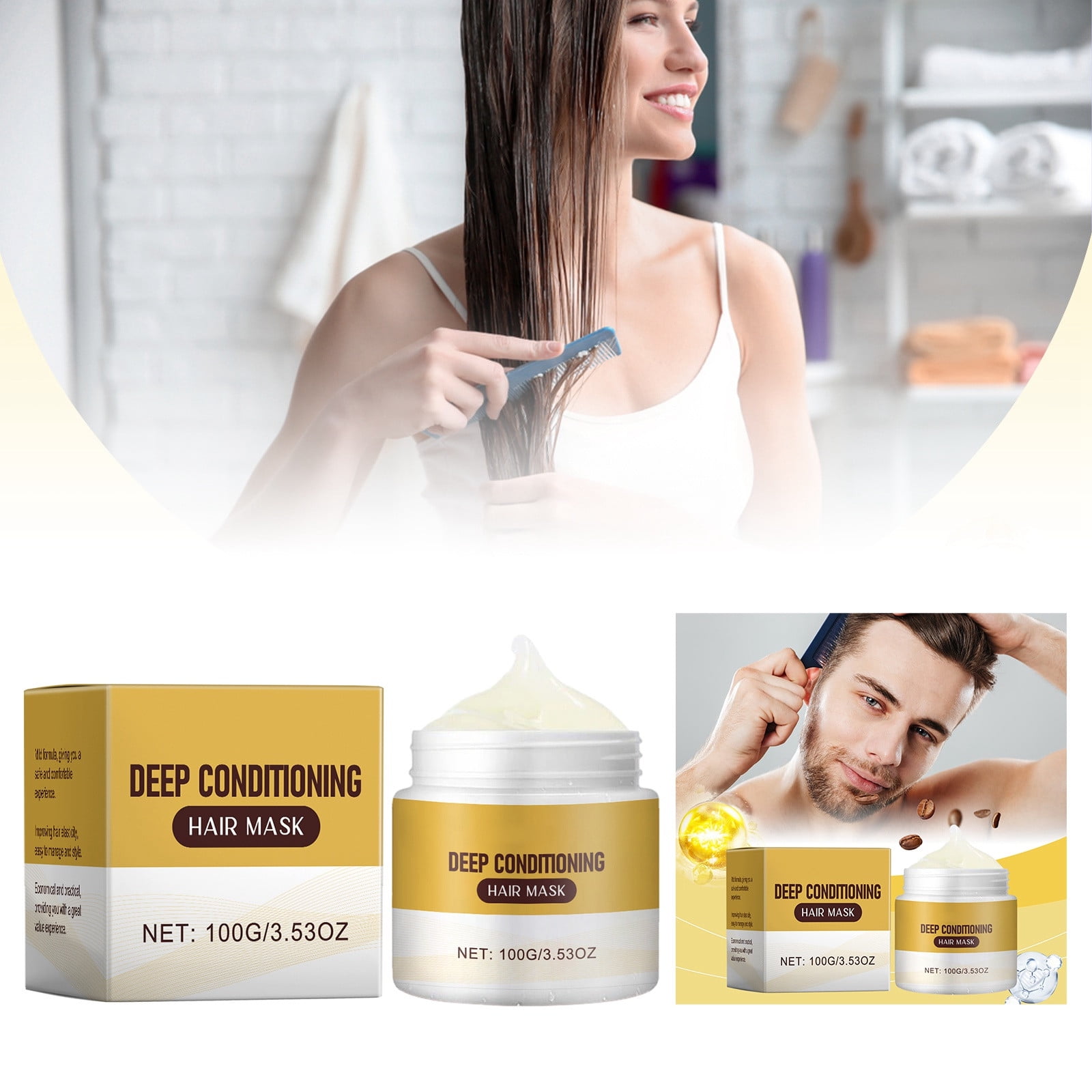 Shampoo for Brittle Hair Korean Hair Conditioner 7 Seconds Spray Emerge