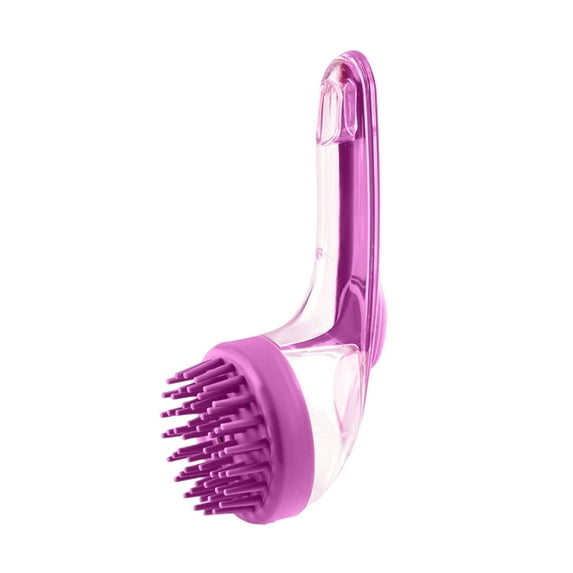 Shampoo Brush Kadlawus Under $5 ! Long Handle Scalp Massager Hair Washing Tool Liquid Dispenser Pet Bath Cleaning Head Scrubber Stress Relief