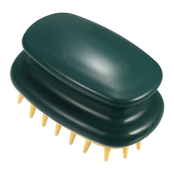 Shampoo Brush Massage Comb Scalp Care Products for Hair Growth and Anti-Dandruff 1 Pcs Resin Green