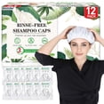thumbnail image 1 of Shampoo Caps No-Rinse Waterless 12 Pack Disposable Hair Wash Caps for Elderly, Hospital & Camping, 1 of 7