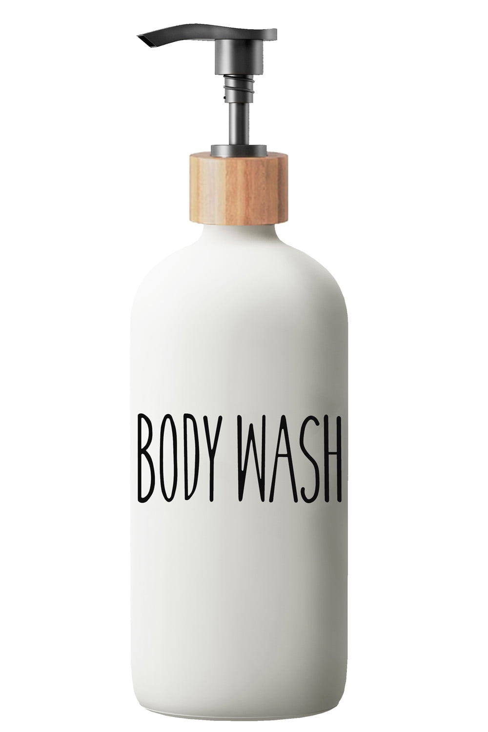 Shampoo and Conditioner Dispenser Set Easy to Read Labels Pump