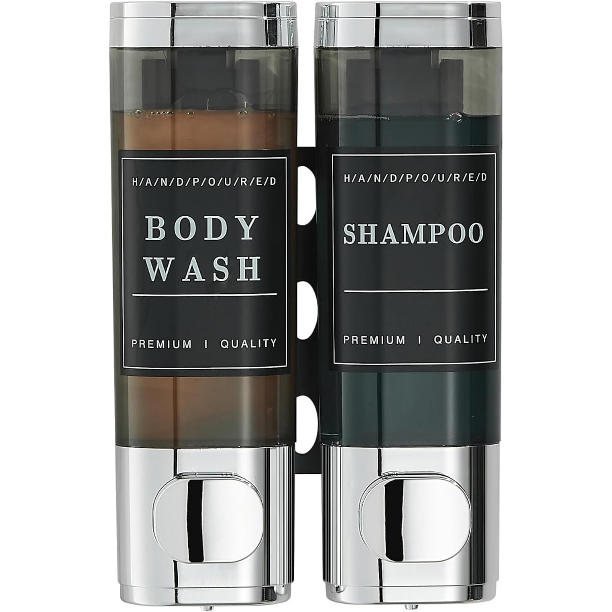 Shampoo and Conditioner Dispenser, Shower Soap Dispenser 2 Chamber