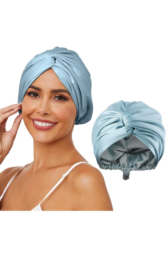 Shampoo And Conditioner for Thin Hair Tweaked by Nature 1PC Adjustable Silk Satin Hair Bonnet For Sleeping Double Layer Hair Wrap Sleep Cap Turban For Women Men Curly Straight Hair Long Large Braid