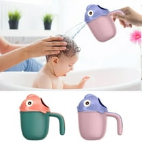 Shampoo Cup under $5! CagogoKids Shampoo Rinse Cup,BabyBath Shower Spoon, Ergonomic Handheld Hair Washing Cup, Gentle Water Flow for Toddler Bath Time, Cute Bathing Accessory forChildren