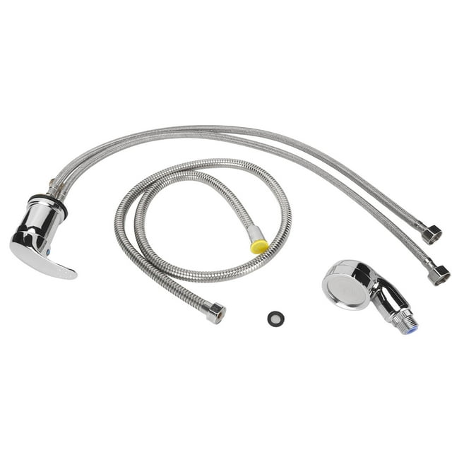 Shampoo Faucet and Sprayer Kit Hot Cold Mixer Sink Valve Shampoo Bowl